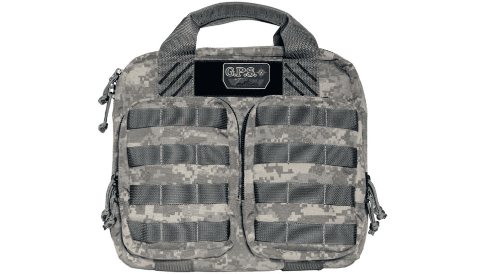 GPS Tactical Double + 2 Pistol Case GPS-T1412PC - Digital Camo